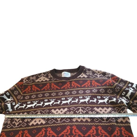 VTG Jersild Distinctive Sportswear Nordic Ski Ugly Christmas Sweater SZ XL - Picture 4 of 5